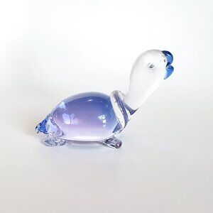 Murano V. Nason & Co Neodymium Alexandrite Glass Turtle Paperweight
